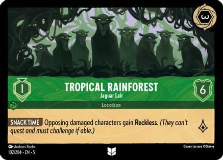 Tropical Rainforest - Jaguar Lair (102/204) [Shimmering Skies] Cold Foil