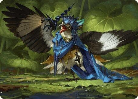Mockingbird Art Card [Bloomburrow Art Series] Foil