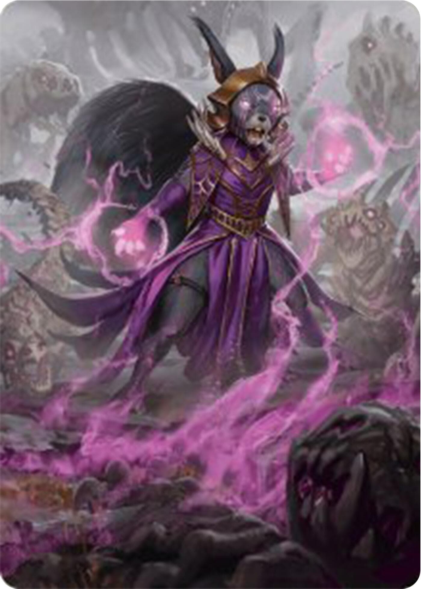 Liliana of the Dark Realms Art Card [Bloomburrow Art Series] Foil