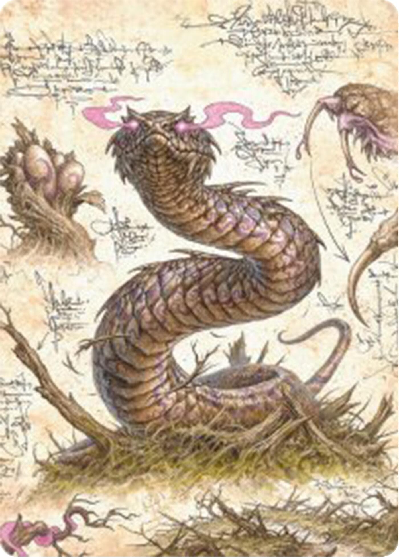Rottenmouth Viper Art Card [Bloomburrow Art Series] Foil
