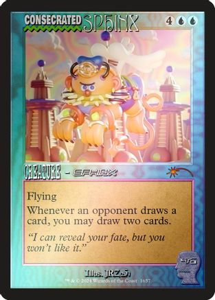Consecrated Sphinx (1657) (Rainbow Foil) (1657) [Secret Lair Drop Series]  Foil