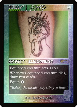 Skullclamp (Rainbow Foil) (1663) [Secret Lair Drop Series]  Foil