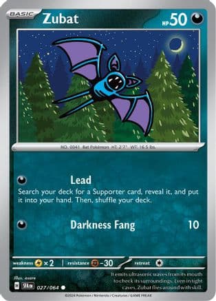 Zubat 027- SV Shrouded Fable