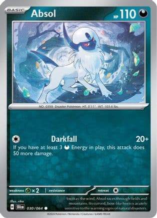 Absol (030/064) [Scarlet & Violet: Shrouded Fable] Reverse Holofoil