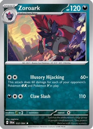 Zoroark 032- SV Shrouded Fable Holofoil
