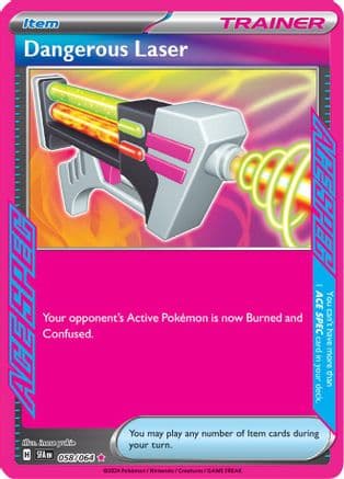 Dangerous Laser 058- SV Shrouded Fable Holofoil
