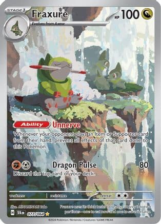 Fraxure 077/064 - SV Shrouded Fable Holofoil