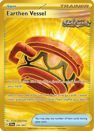 Earthen Vessel 096- SV Shrouded Fable Holofoil