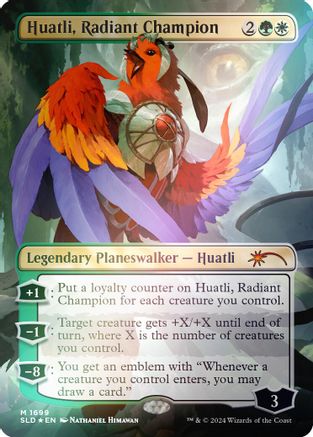 Huatli, Radiant Champion (Rainbow Foil) (1699) [Secret Lair Drop Series]  Foil