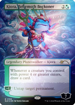 Kiora, Behemoth Beckoner (Rainbow Foil) (1700) [Secret Lair Drop Series]  Foil