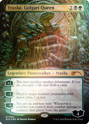 Vraska, Golgari Queen (1702) (Rainbow Foil) (1702) [Secret Lair Drop Series]  Foil