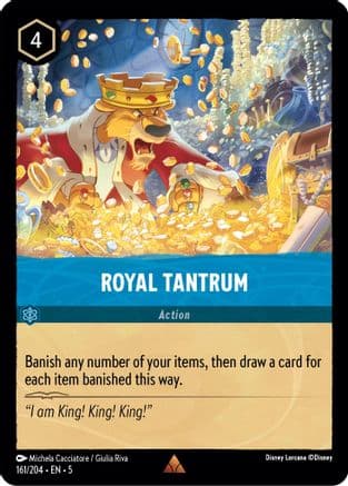 Royal Tantrum (161/204) [Shimmering Skies] Cold Foil