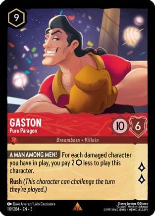 Gaston - Pure Paragon (119/204) [Shimmering Skies] Cold Foil
