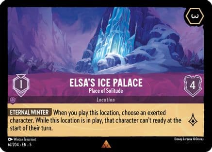 Elsa's Ice Palace - Place of Solitude (67/204) [Shimmering Skies] Cold Foil