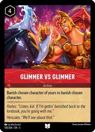 Glimmer vs Glimmer (130/204) [Shimmering Skies] Cold Foil