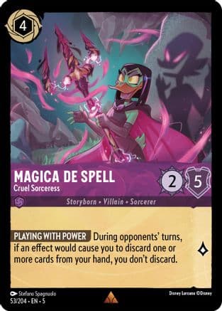 Magica De Spell - Cruel Sorceress (53/204) [Shimmering Skies] Cold Foil