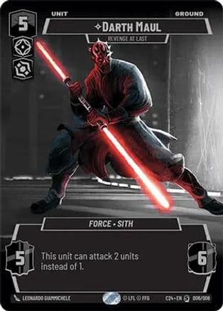 Darth Maul - Revenge at Last | Foil (006/006)  [2024 Convention Exclusive]