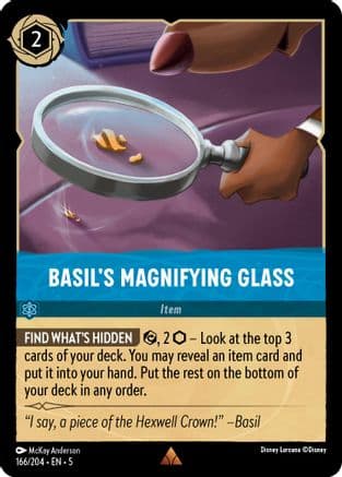 Basil's Magnifying Glass (166/204) [Shimmering Skies] Cold Foil