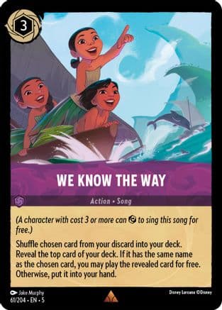 We Know the Way (61/204) [Shimmering Skies] Cold Foil