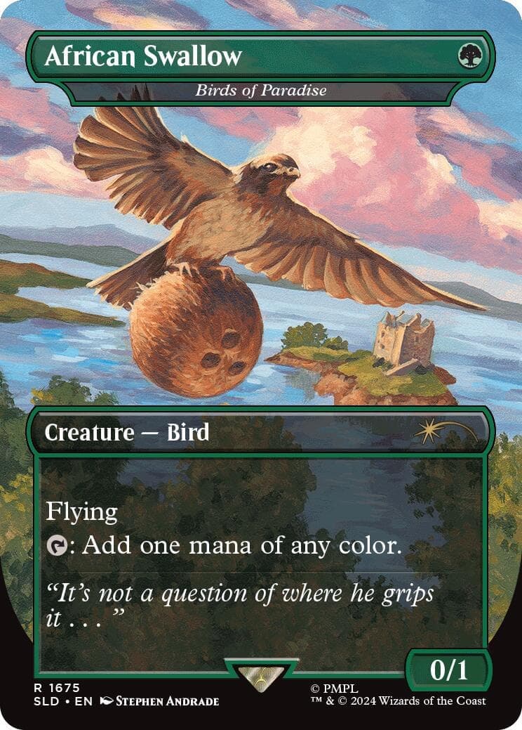 African Swallow - Birds of Paradise [Secret Lair Drop Series] Foil