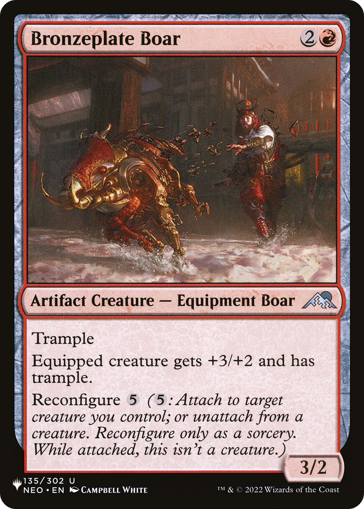Bronzeplate Boar |  (NEO-135) [The List]