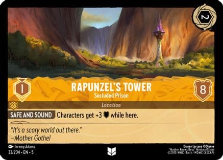 Rapunzel's Tower - Secluded Prison (33/204) [Shimmering Skies] Cold Foil