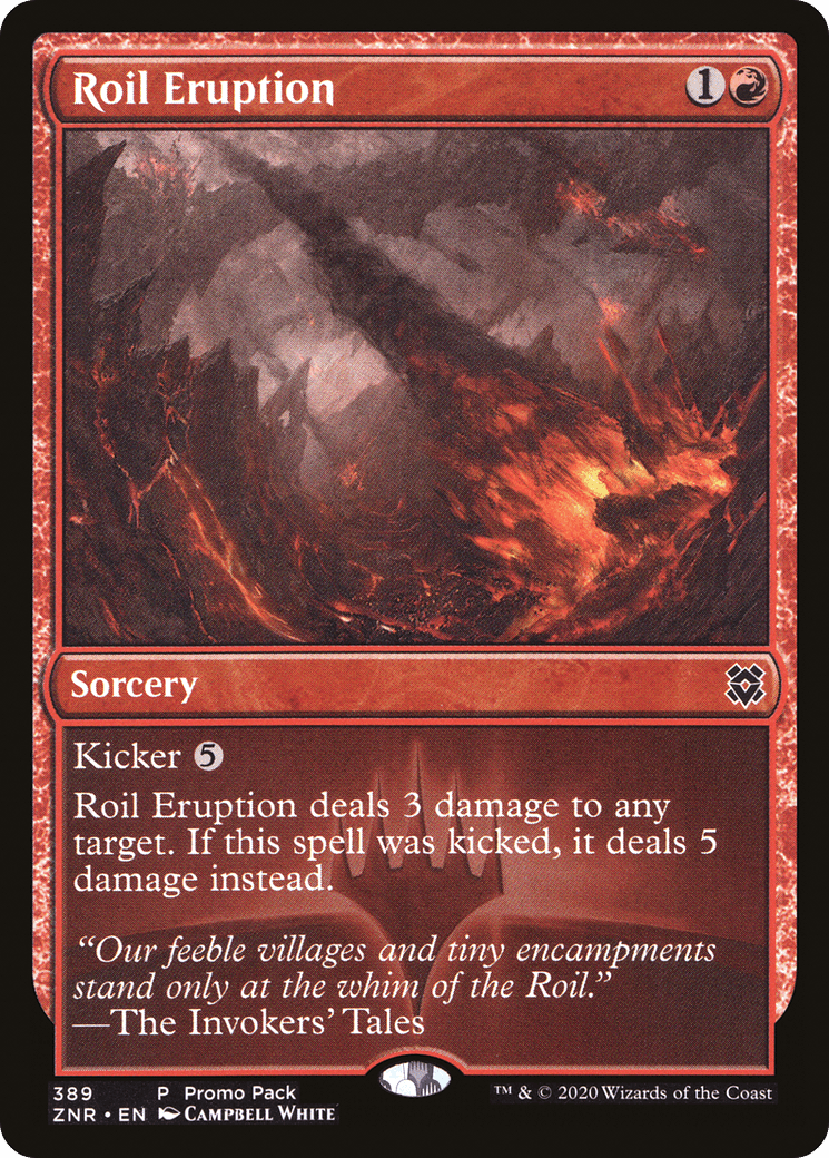 Roil Eruption (Promo Pack) [Zendikar Rising Promos] Foil