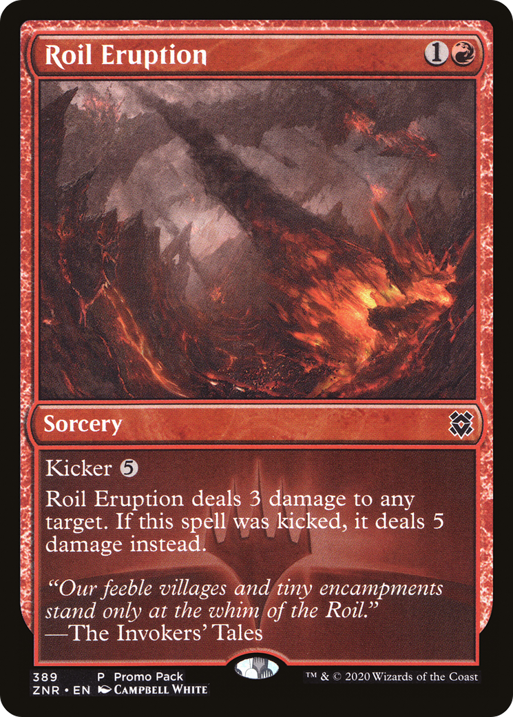 Roil Eruption (Promo Pack) [Zendikar Rising Promos] Foil