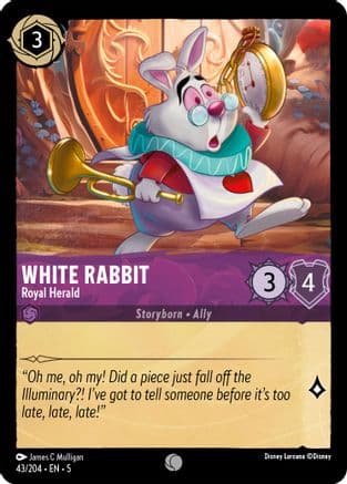 White Rabbit - Royal Herald (43/204) [Shimmering Skies] Cold Foil