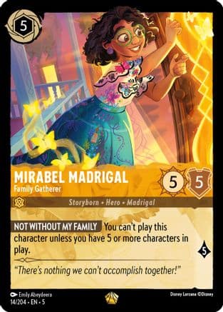 Mirabel Madrigal - Family Gatherer (14/204) [Shimmering Skies] Cold Foil