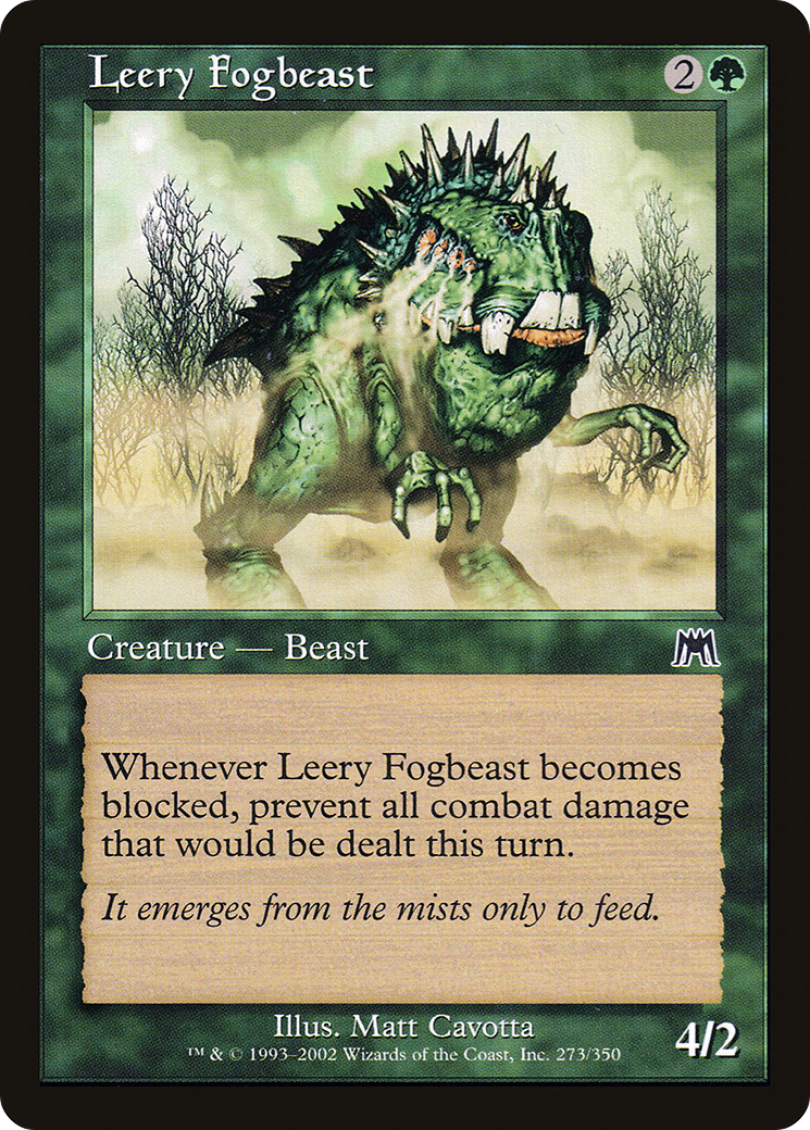 Leery Fogbeast [Onslaught] Foil