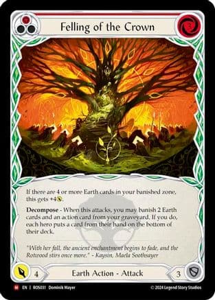 Felling of the Crown (ROS031) - Rosetta Rainbow Foil