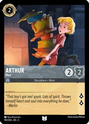 Arthur - Wart (190/204) [Shimmering Skies] Cold Foil