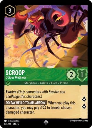Scroop - Odious Mutineer (82/204) [Shimmering Skies] Cold Foil