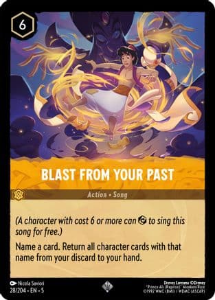 Blast From Your Past (28/204) [Shimmering Skies] Cold Foil
