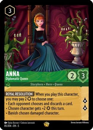 Anna - Diplomatic Queen (85/204) [Shimmering Skies] Cold Foil