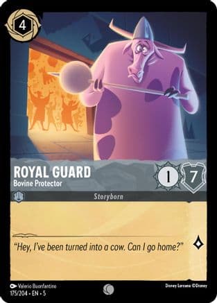 Royal Guard - Bovine Protector (175/204) [Shimmering Skies] Cold Foil