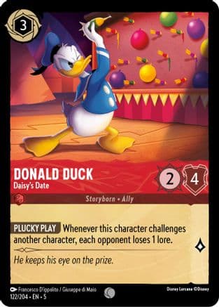 Donald Duck - Daisy's Date (122/204) [Shimmering Skies] Cold Foil