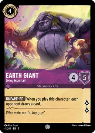 Earth Giant - Living Mountain (41/204) [Shimmering Skies] Cold Foil