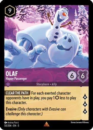 Olaf - Happy Passenger (50/204) [Shimmering Skies] Cold Foil