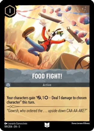 Food Fight! (199/204) [Shimmering Skies] Cold Foil