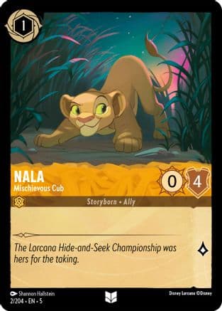 Nala - Mischievous Cub (2/204) [Shimmering Skies]