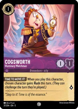 Cogsworth - Illuminary Watchman (37/204) [Shimmering Skies] Cold Foil