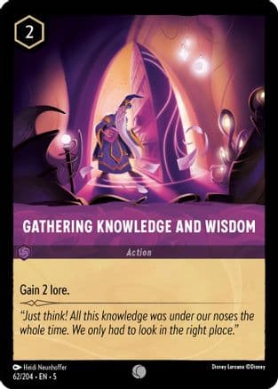 Gathering Knowledge and Wisdom (62/204) [Shimmering Skies] Cold Foil