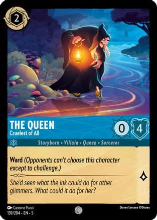 The Queen - Cruelest of All (139/204) [Shimmering Skies] Cold Foil