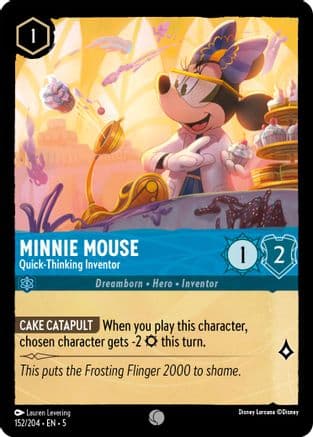 Minnie Mouse - Quick-Thinking Inventor (152/204) [Shimmering Skies] Cold Foil