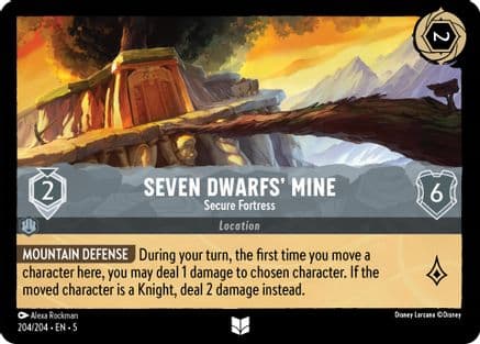 Seven Dwarfs' Mine - Secure Fortress (204/204) [Shimmering Skies] Cold Foil