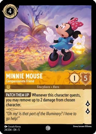 Minnie Mouse - Compassionate Friend (24/204) [Shimmering Skies] Cold Foil