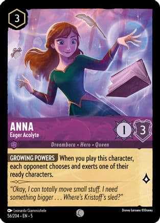 Anna - Eager Acolyte (56/204) [Shimmering Skies] Cold Foil