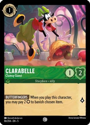 Clarabelle - Clumsy Guest (86/204) [Shimmering Skies] Cold Foil